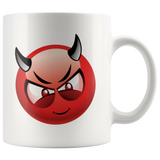Devil Emoji Coffee Mug - J & S Graphics