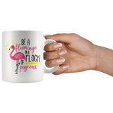 Be a Flamingo in a Flock of Pigeons 11oz Coffee Mug - J & S Graphics