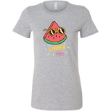 Summer Vibes Watermelon with Sunglasses Women's T-Shirt