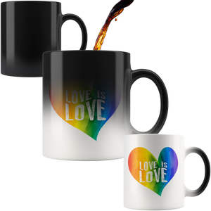 LOVE IS LOVE 11oz Magic Reveal Coffee Mug - J & S Graphics