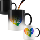 LOVE IS LOVE 11oz Magic Reveal Coffee Mug - J & S Graphics