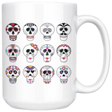 SUGAR SKULLS Coffee Mug 11oz or 15oz