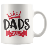 DADS RULE 11 oz COFFEE MUG - J & S Graphics