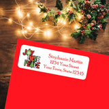 CHRISTMAS Return Address Labels, Family JOY PEACE LOVE, Personalized - J & S Graphics