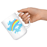 Rainbow in the Clouds Design Coffee Mug 11oz or 15oz