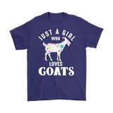 Just a Girl Who Loves GOATS Unisex T-Shirt