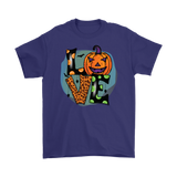 Halloween LOVE Men's and Women's T-Shirts