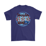 SPARKLER SQUAD Fireworks, Summertime, July 4th, Men's T-Shirt