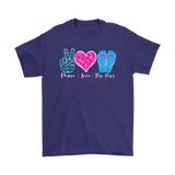 PEACE LOVE FLIP FLOPS Men's or Women's T-Shirt - J & S Graphics