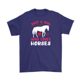 Just a Girl Who Loves HORSES Unisex T-Shirt