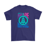 PEACE LOVE ROCK N' ROLL Unisex T-Shirt