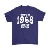 Made in 1968 Limited Edition Unisex short sleeve t-shirt