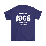 Made in 1968 Limited Edition Unisex short sleeve t-shirt