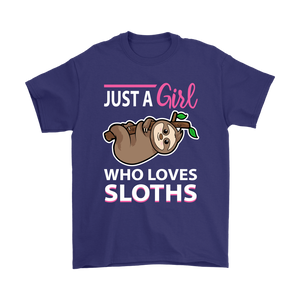 Just a Girl Who Loves SLOTHS Unisex T-Shirt