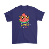 Summer Vibes Watermelon with Sunglasses Men's T-Shirt