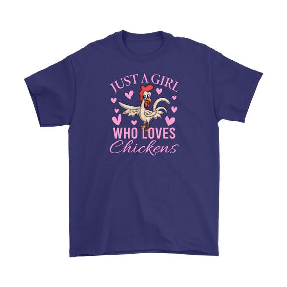 Just a Girl Who Loves CHICKENS Unisex T-Shirt