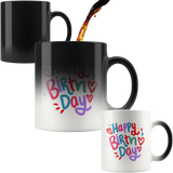 HAPPY BIRTHDAY 11 oz Magic Reveal Coffee Mug - J & S Graphics