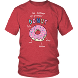 The ANATOMY of a DONUT Unisex T-Shirt - J & S Graphics