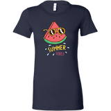 Summer Vibes Watermelon with Sunglasses Women's T-Shirt