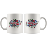 Floral MOTHER Design COFFEE MUG 11oz or 15oz