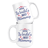 VOTED World's Best Mommy COFFEE MUG 11oz or 15oz